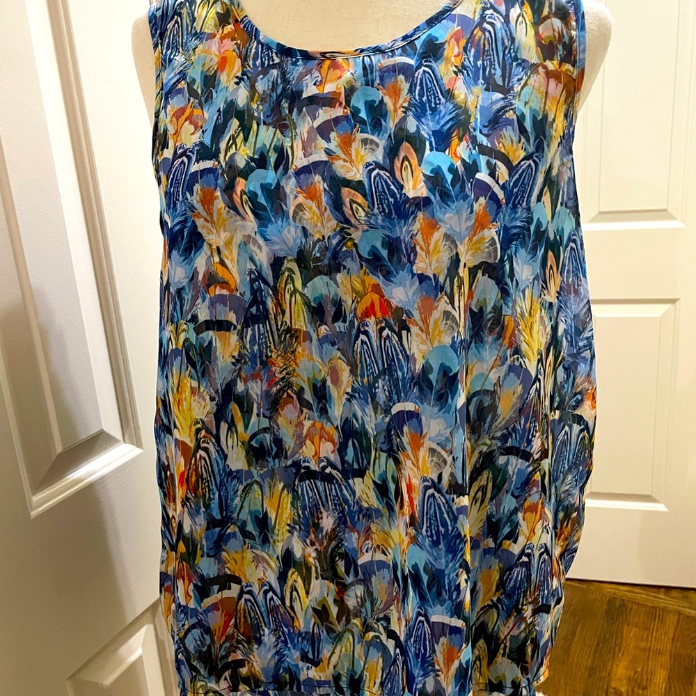 Liverpool Los Angeles layered sleeveless top